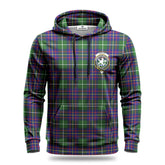 Inglis Modern Tartan Crest Hoodie